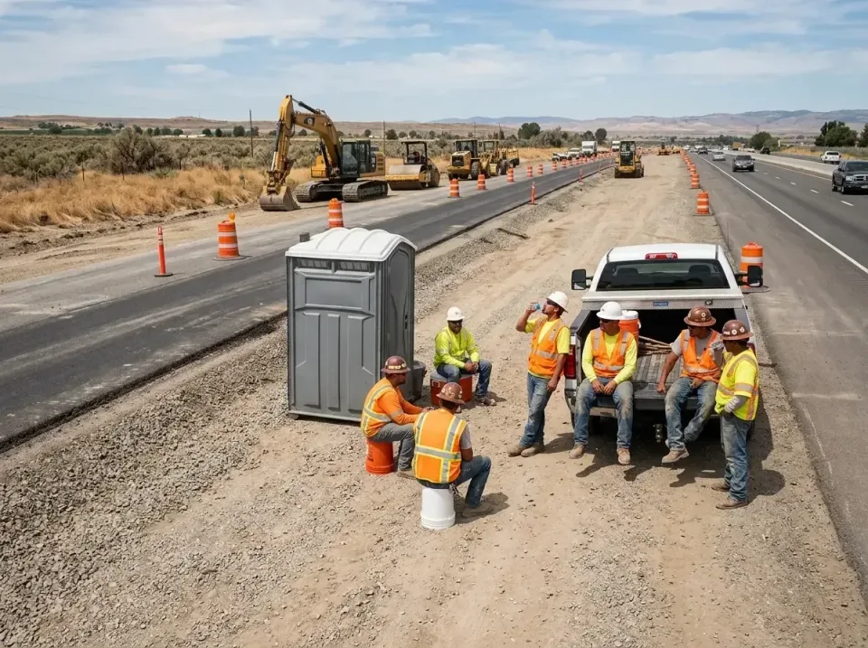 highway-road-construction-crew-007 — frequently asked questions, Porta Potty and Restroom Rentals in Valley Falls, SC